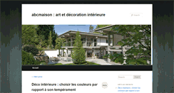 Desktop Screenshot of abcmaison.com